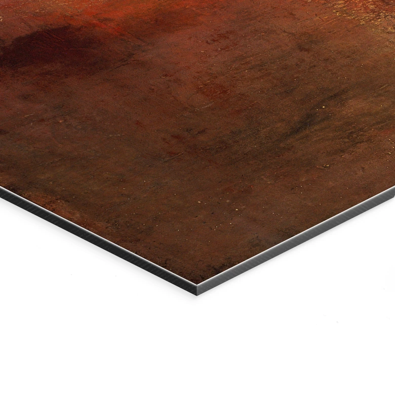 Wandbild Sonnenuntergang über einem See - Turner - Alu-Dibond 