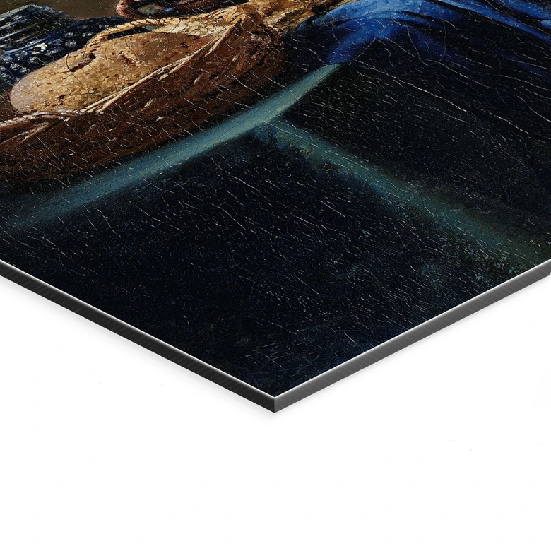 Wandbild Vermeer - Das Mädchen mit dem Milchkrug - Alu-Dibond 