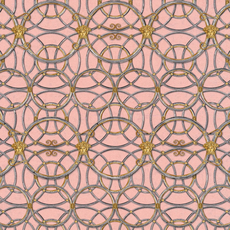 Versace Papier peint de designer -  argent, or 