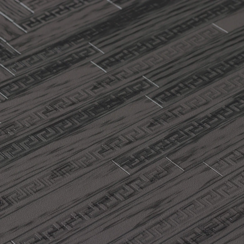 Versace wallpaper Vliestapete Eterno Tapete in Holzoptik grau, schwarz 