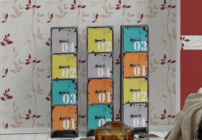 Papier peint intissé Livingwalls Avenzio 4 crème, rouge 