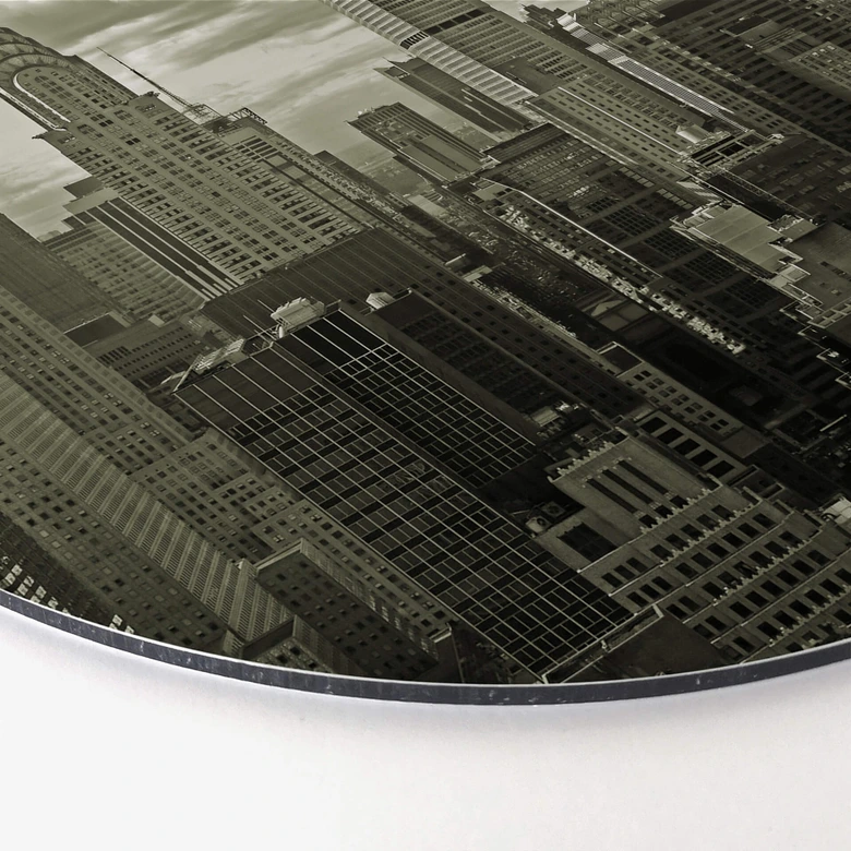 Alu-Dibond Manhattan 2 - Rund 
