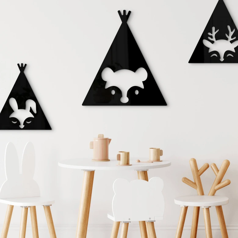 Acryldeko Tipi - Bär 