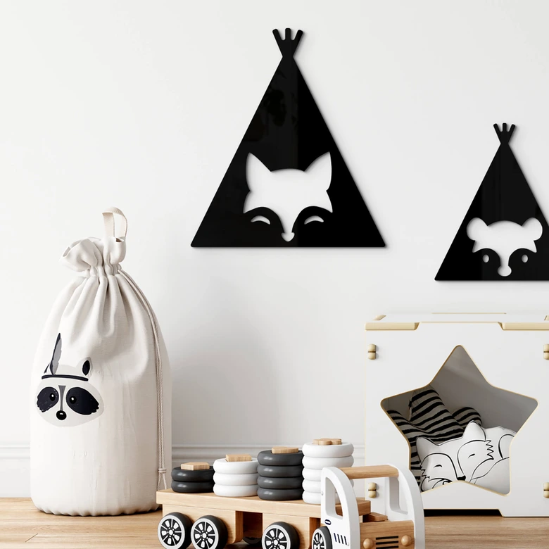 Acryldeko Tipi - Fuchs 