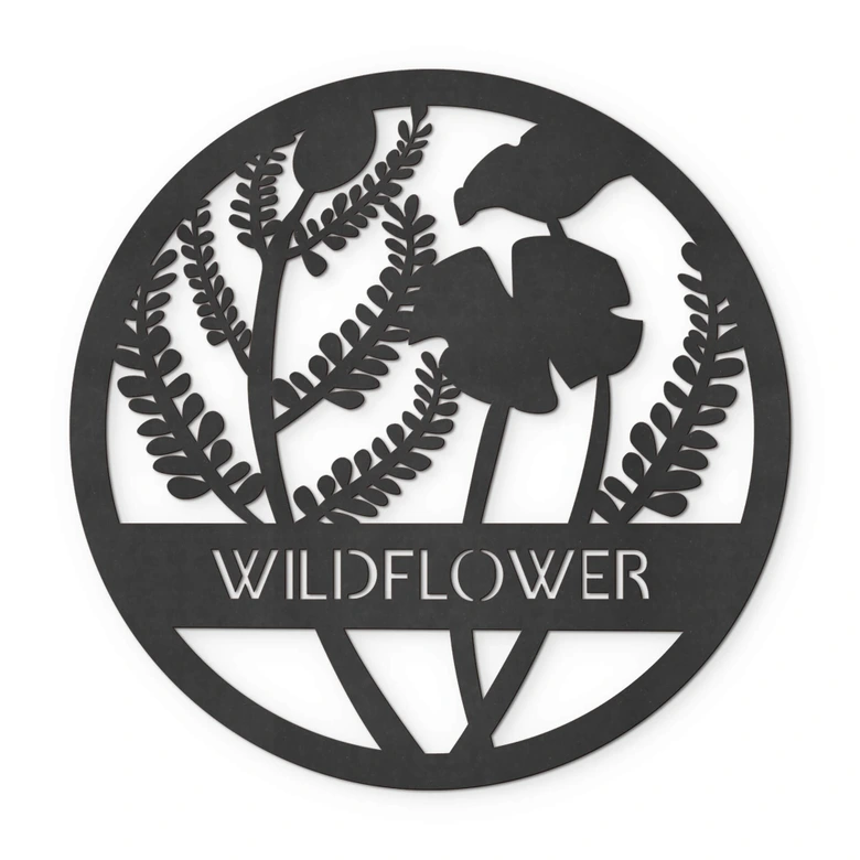 MDF Decoratie Wild Flower 
