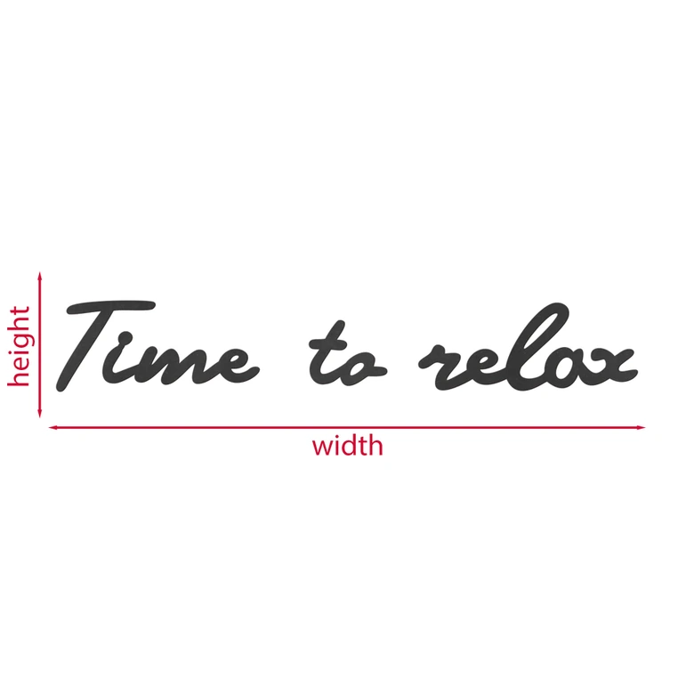 MDF Decoratie Time to Relax 