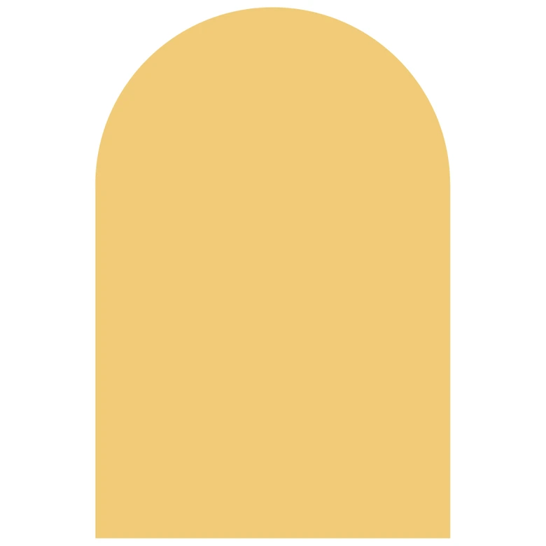 Muursticker Arch - Yellow 