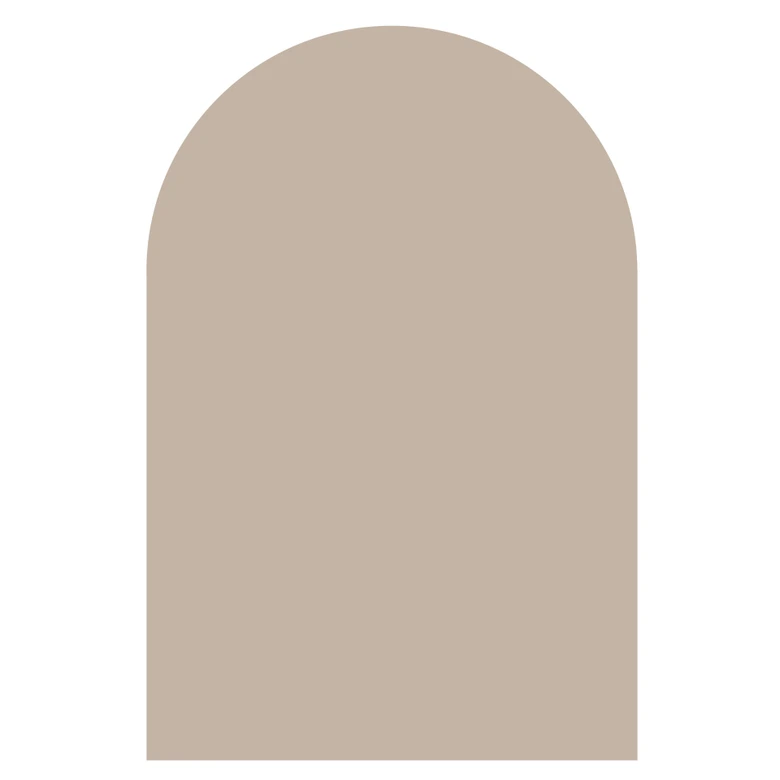 Wall sticker Round arch wide - Taupe 