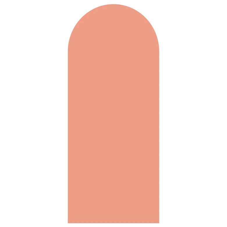Wall Sticker Arch - coral 