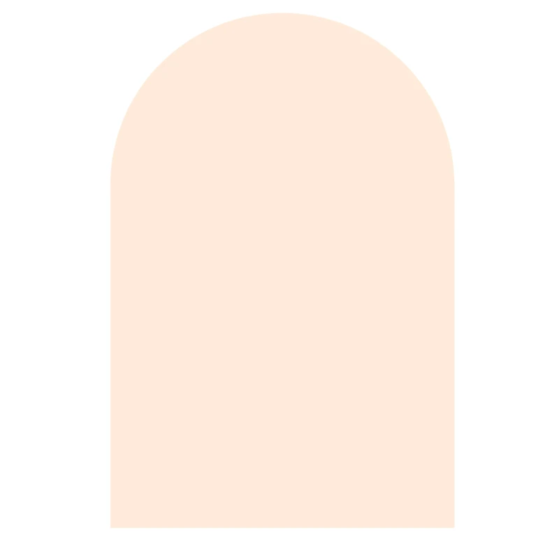 Wandtattoo Rundbogen breit - Sand 