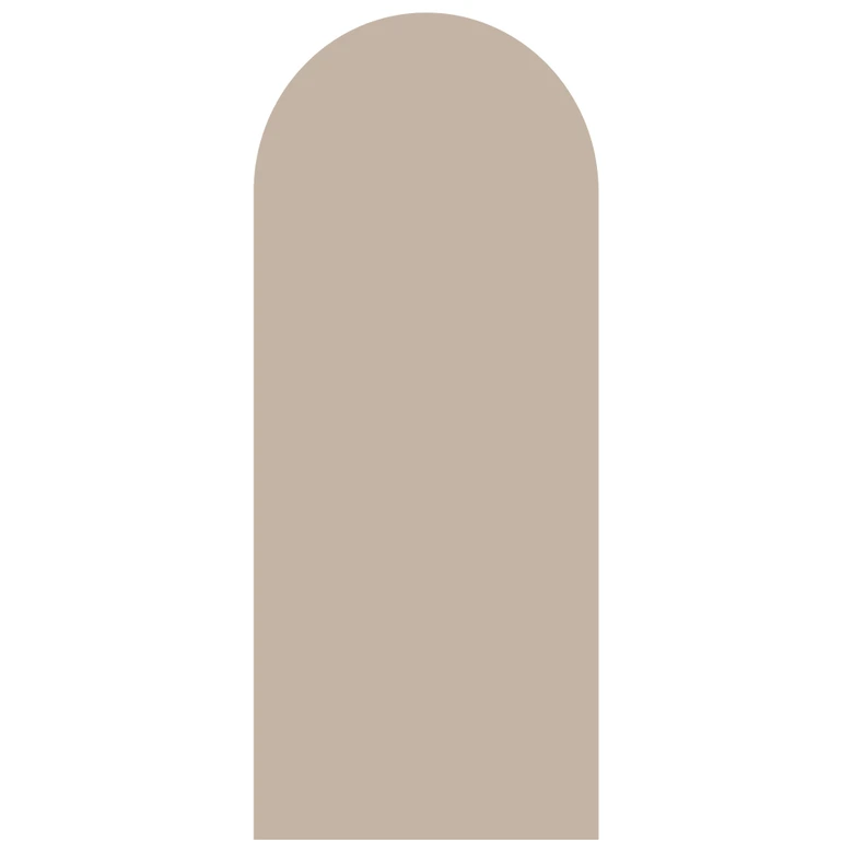 Wandtattoo Rundbogen schmal Taupe 