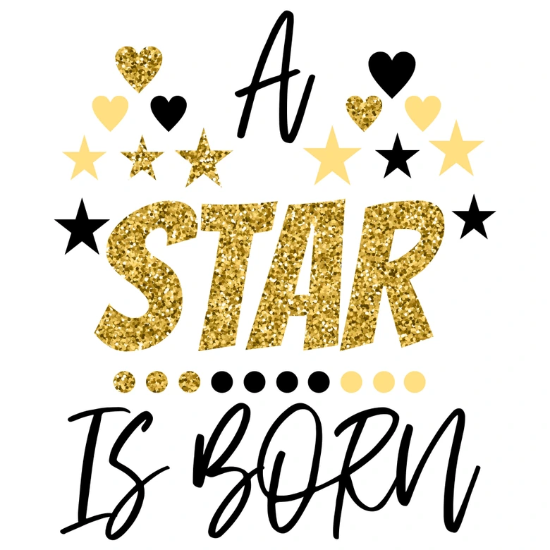 Wandtattoo A star is born 