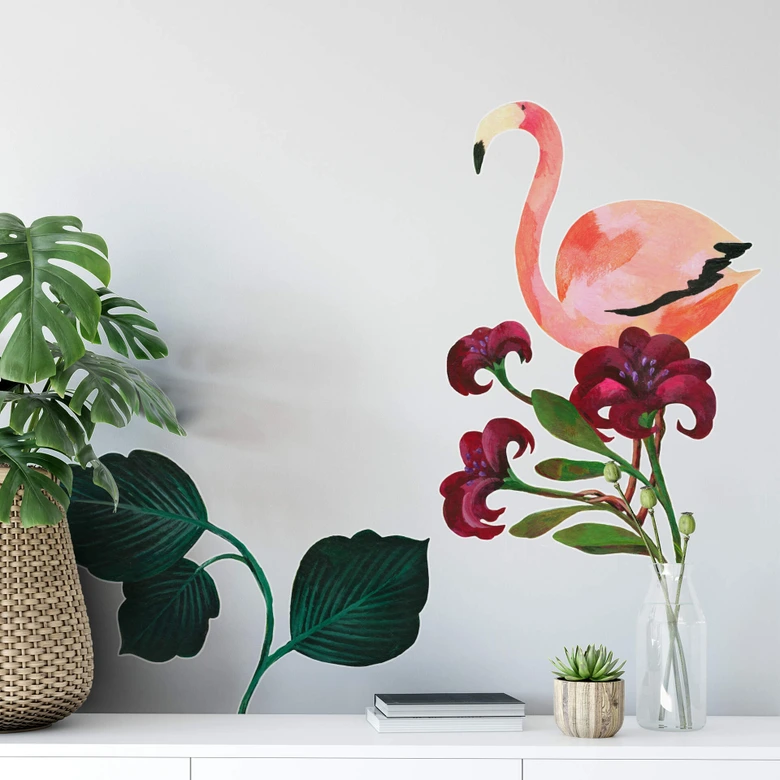 Wandtattoo Blanz - Flamingo Set 