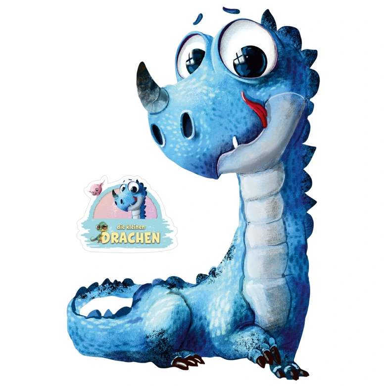 Wandtattoo Die kleinen Drachen - Quiekzahn  