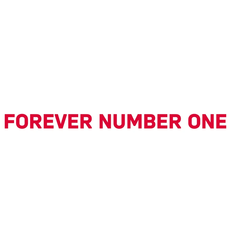 Wall sticker Forever Number One 