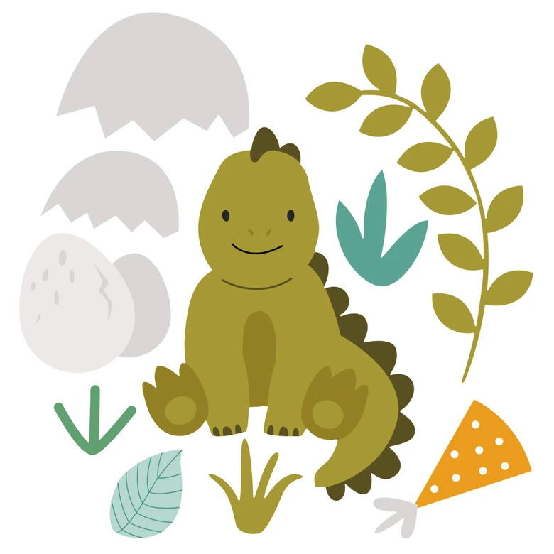 Muursticker Newborn Dino 