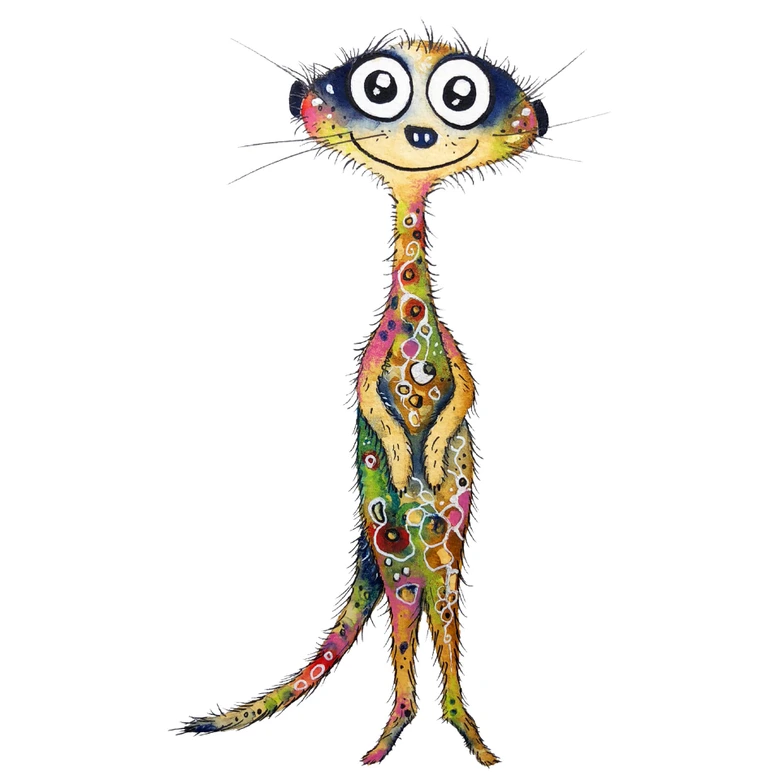 Wandtattoo Hagenmeyer - Erdmännchen 