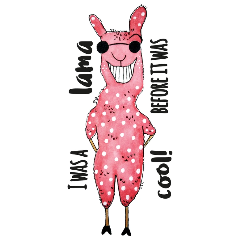 Wandtattoo Hagenmeyer - I was a lama, before it was cool! 