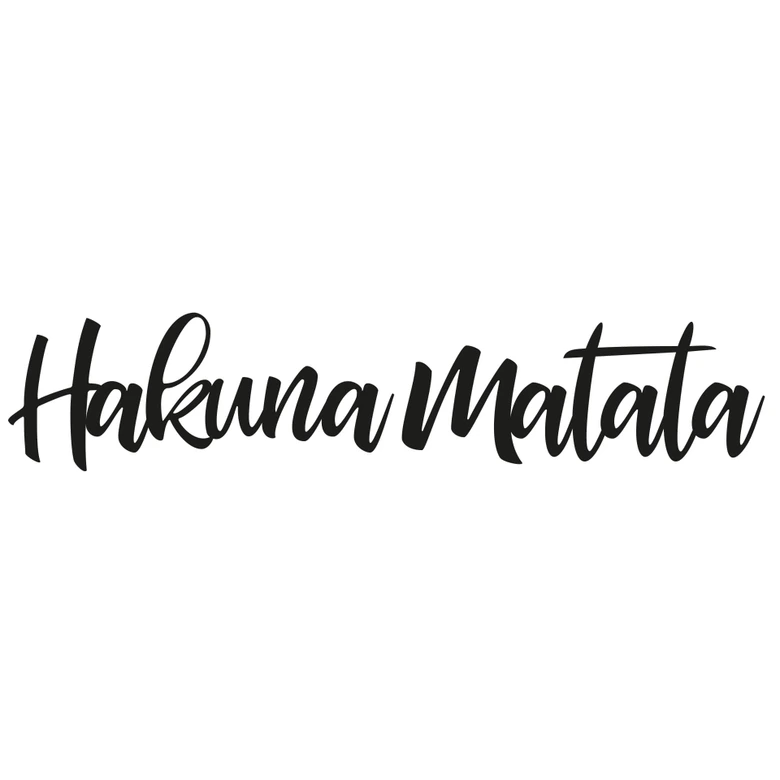 Wandtattoo Hakuna Matata 06 