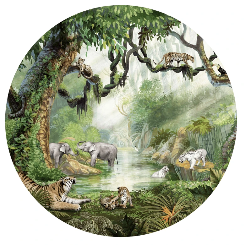 Adesivo murale Kikki Belle - Felini - tondo 