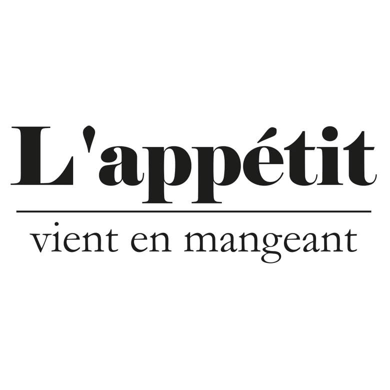 Wandtattoo L'appétit vient en mangeant 