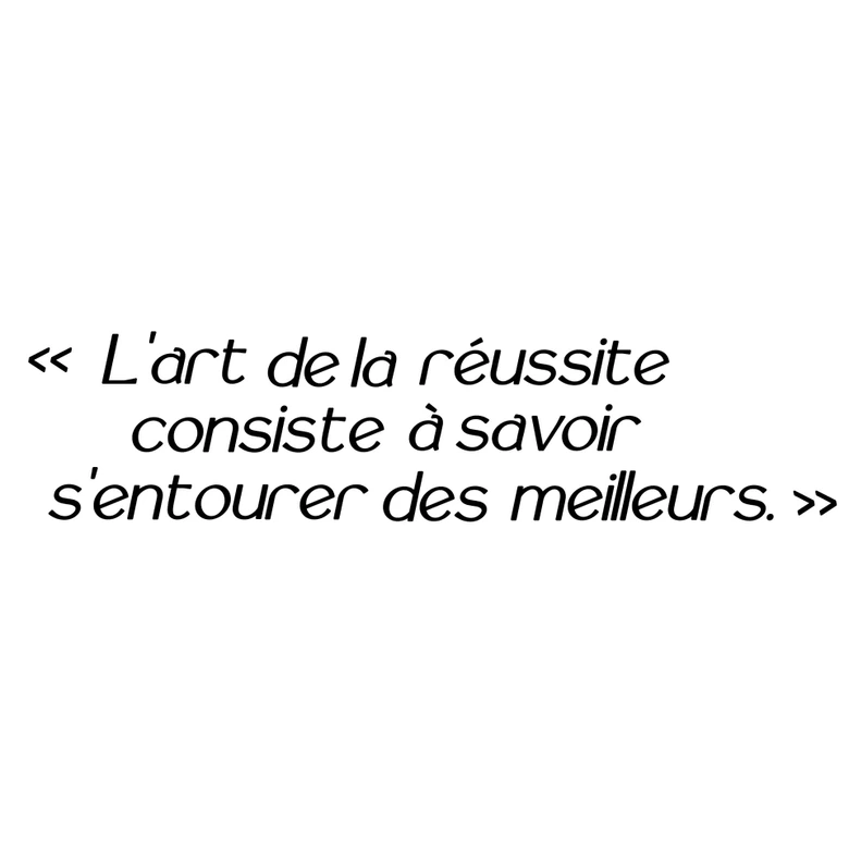 Wandtattoo L'art de la réussite 