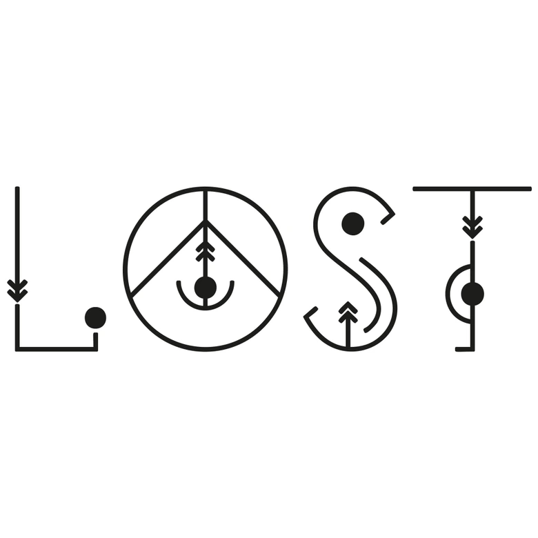 Wandtattoo Lost  - Jugendwort 2020 