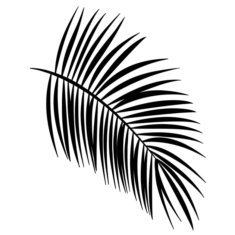 Muursticker Palmenblad 