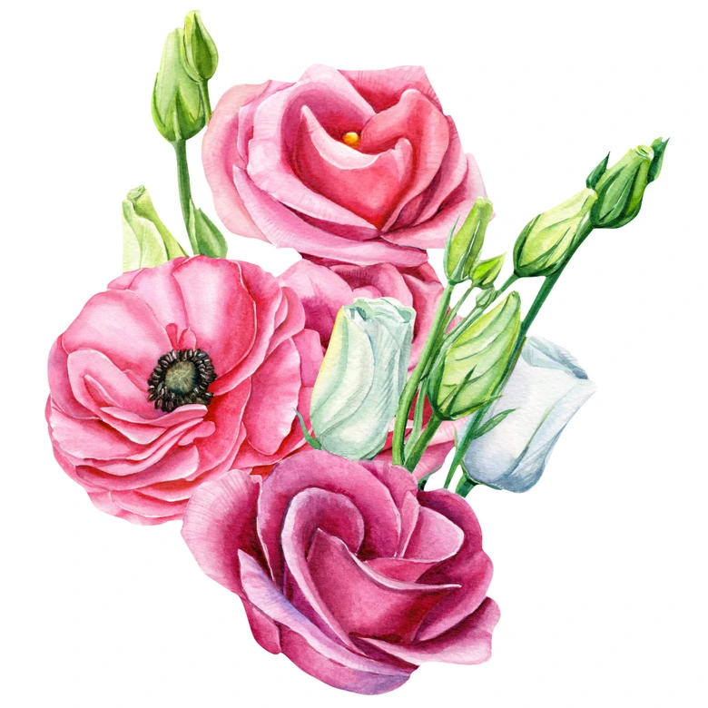 Muursticker Bloemen  