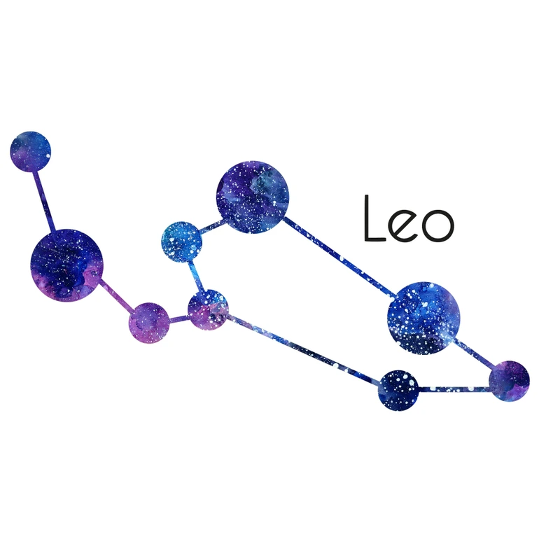Wandtattoo Sternenbild Leo - Löwe 