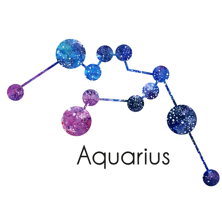 Wandtattoo Sternbild Aquarius Wassermann 