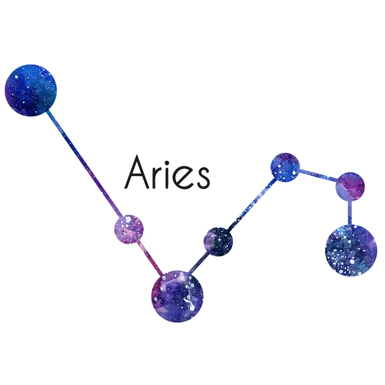 Wandtattoo Sternenbild Aries - Widder 