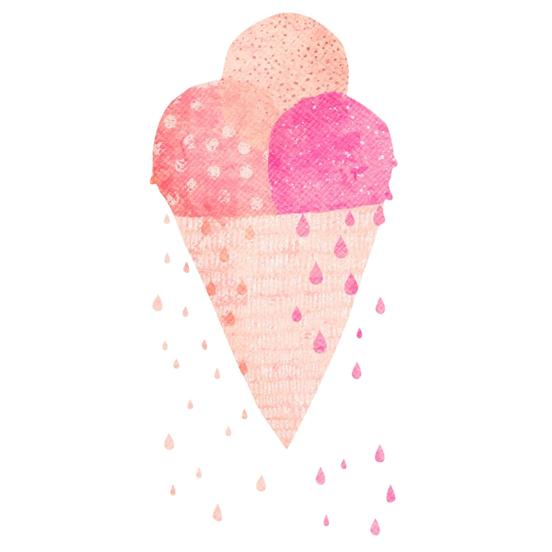 Væg tatovering Treechild - Ice Cream in Summer 