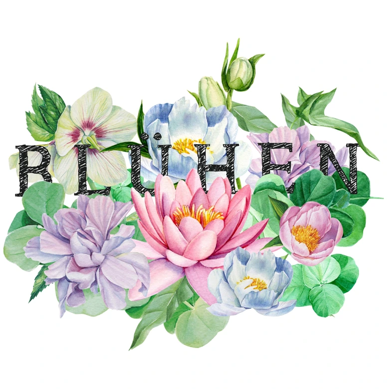 Wandtattoo XXL Blumen Blühen 