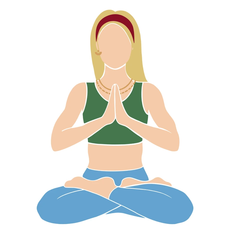 Wandtattoo - Yoga Lotus 