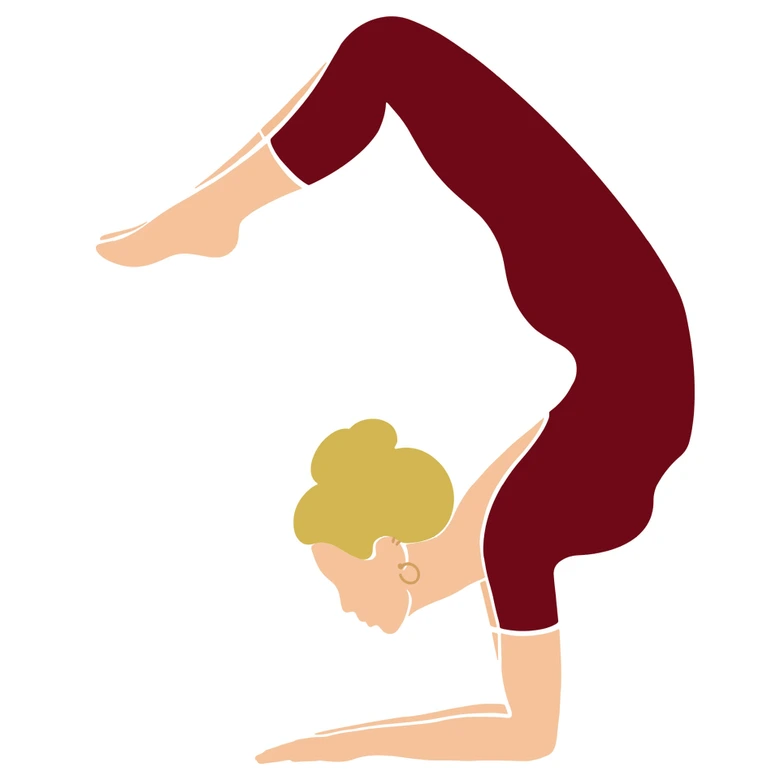 Wandtattoo Yoga - Skorpion 