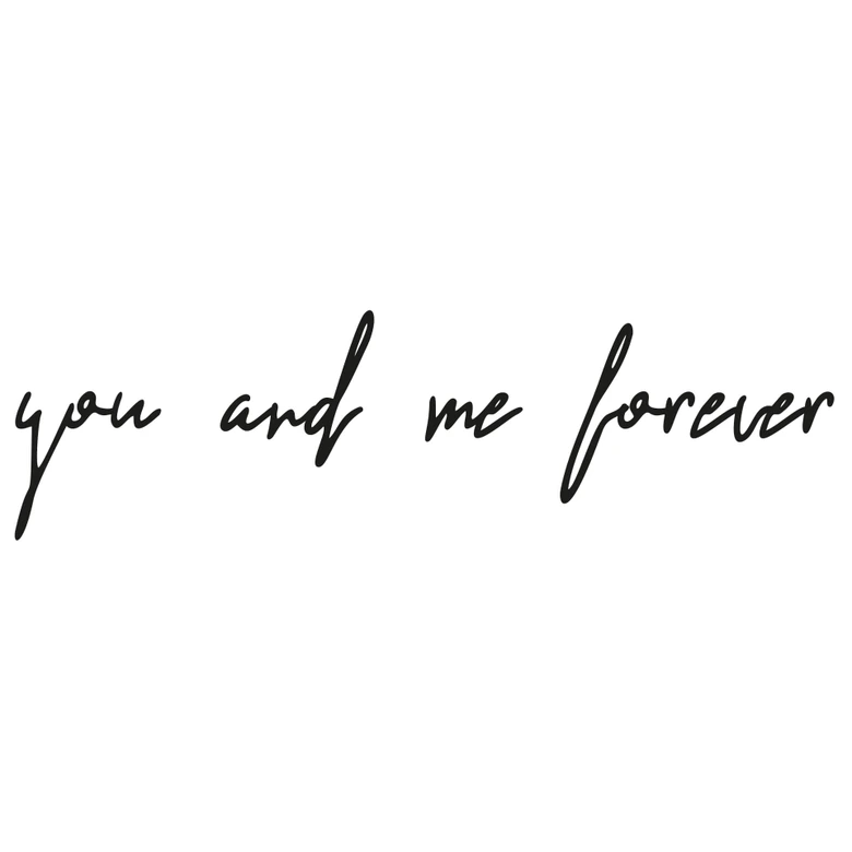 Wall sticker You and Me Forever 