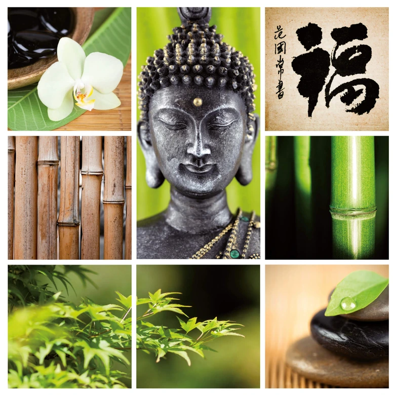 Wandtattoo Asian Spa 