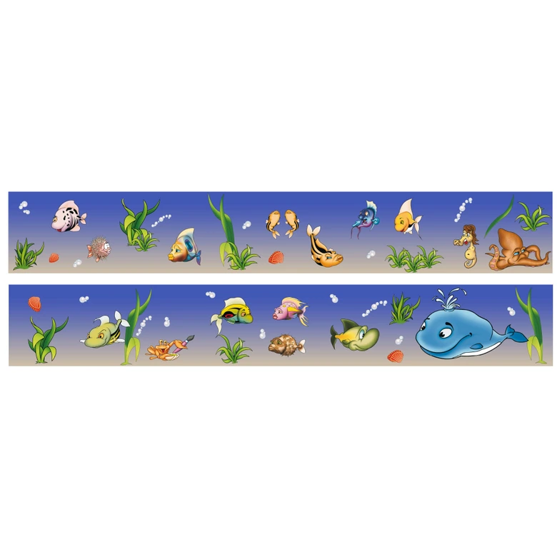 Wandtattoo Bordüre Unterwasserwelt 