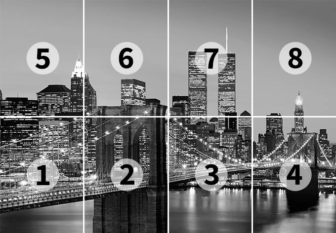 Fototapete Papiertapete Brooklyn Bridge - 366x254 cm 