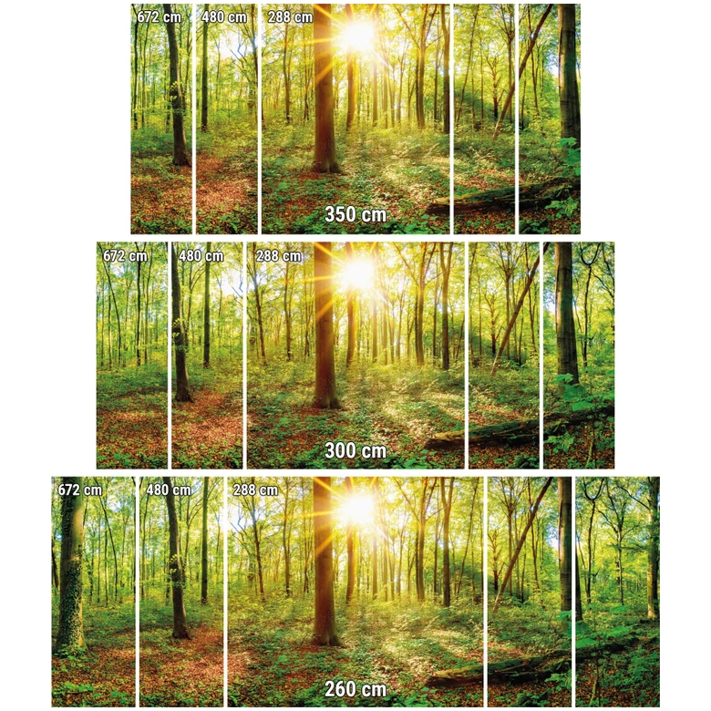 Fotobehang Diep in het Bos 