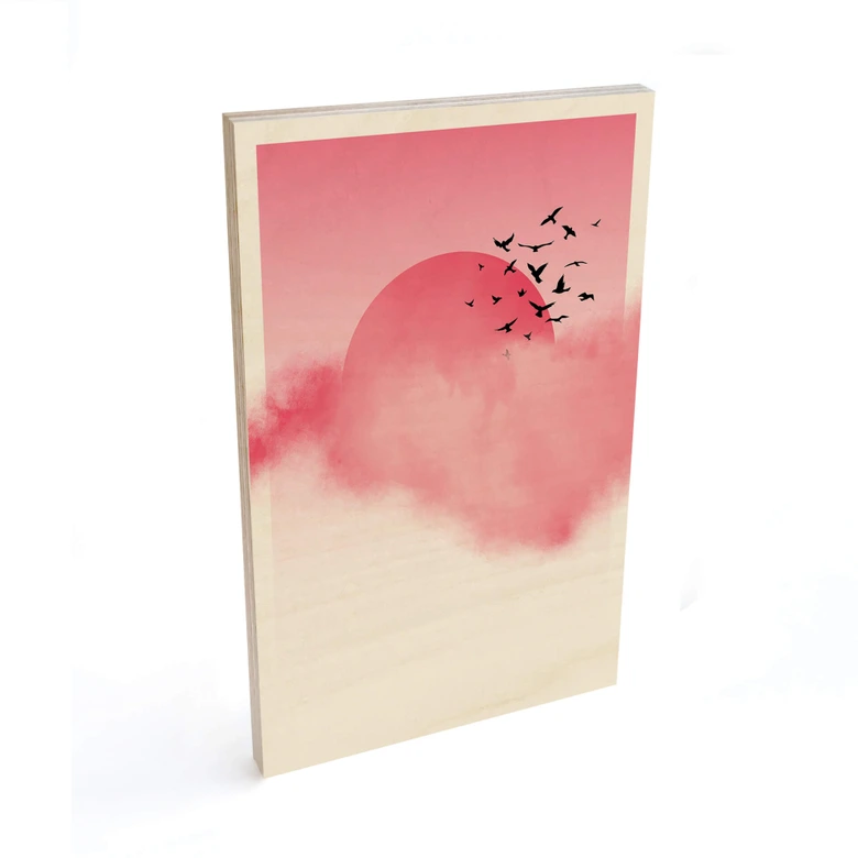 Tableau en bois Nordic Creators - Pink Sunshine 