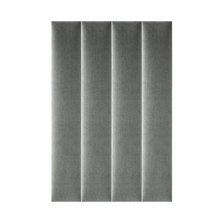 Polsterpaneel Mollis grau 90x15 cm 