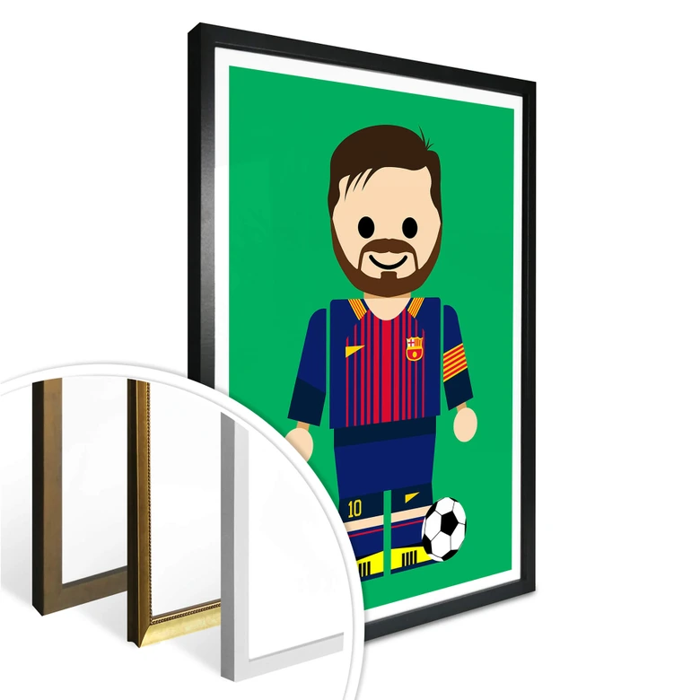 Poster Gomes - Messi Spielzeug 
