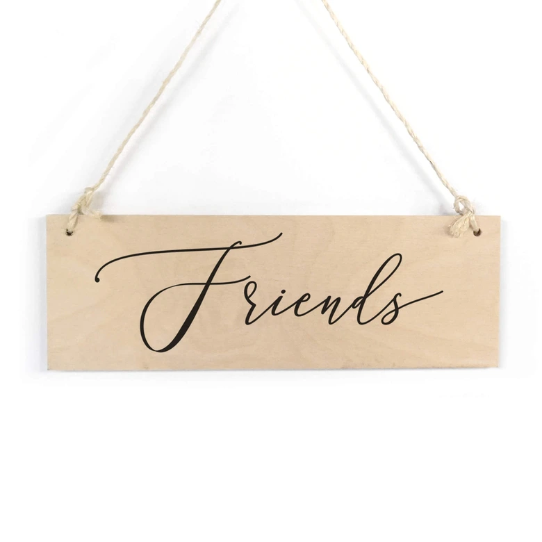 Holzschild Friends 