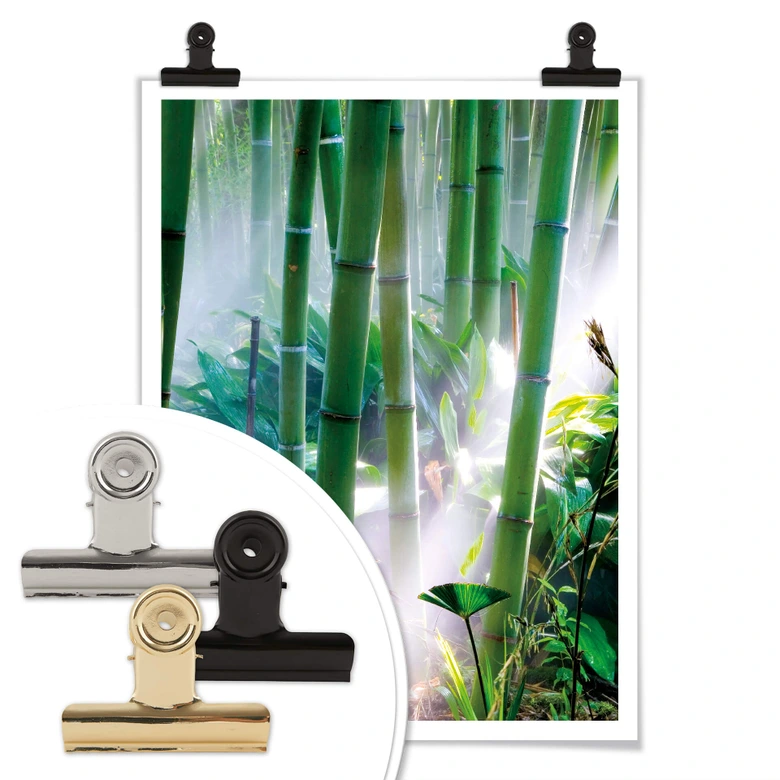 Plakat Bambusowy las - szczegóły 