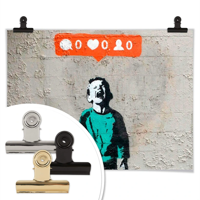 Poster Banksy - Nobody likes me 