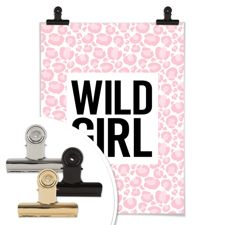 Poster Leopard - Wild Girl 