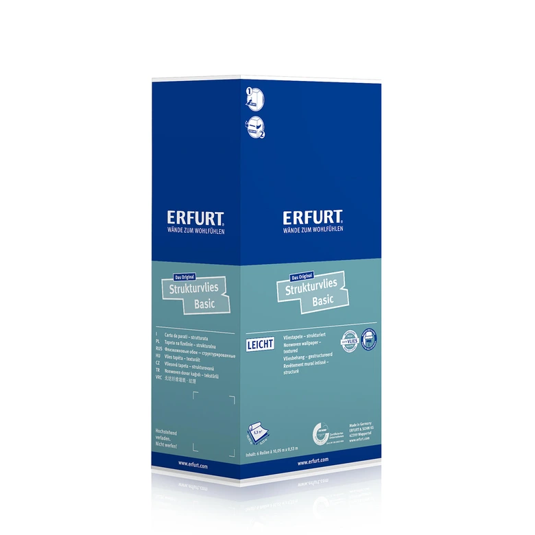 Erfurt Basic 401 tekstureret non-woven tapet 