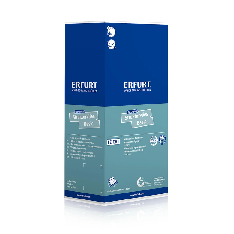 Erfurt Strukturvlies-Tapete Basic 407 